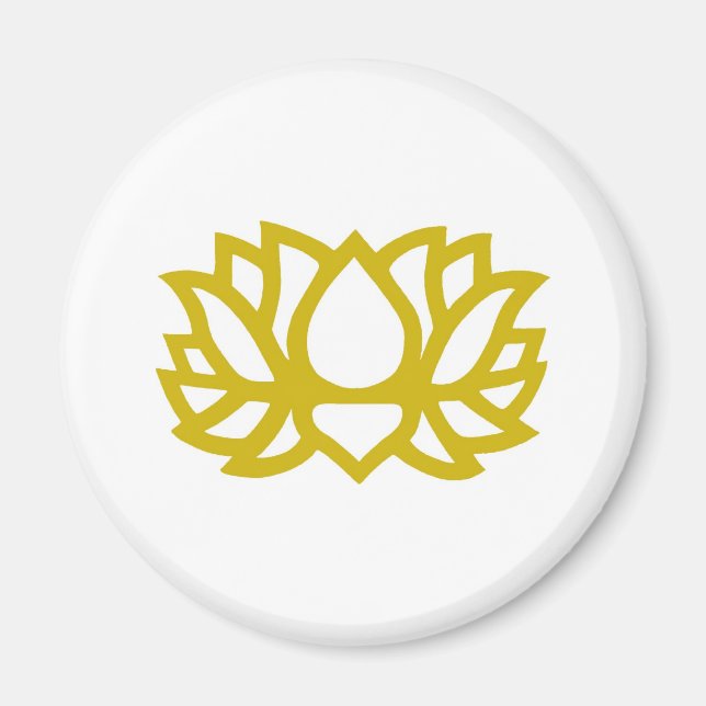 Lotus flower magnet (Front)