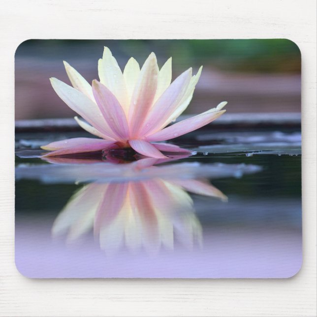 Lotus Flower Mouse Pad (Front)