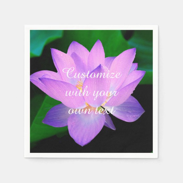 Lotus Flower Napkin (Front)