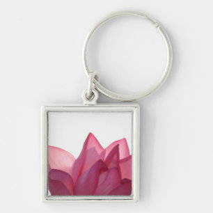 Lotus flower [Nelumbio speciosum] in full Keychain