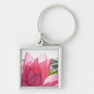 Lotus flower [Nelumbo speciosum] in full Keychain