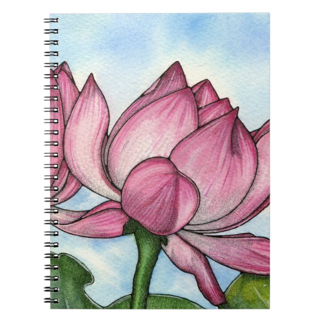 Lotus Flower Notebook (Front)