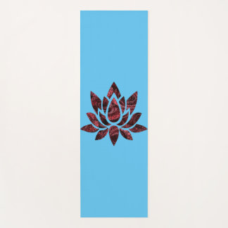 Lotus Flower Pattern Yoga Mat