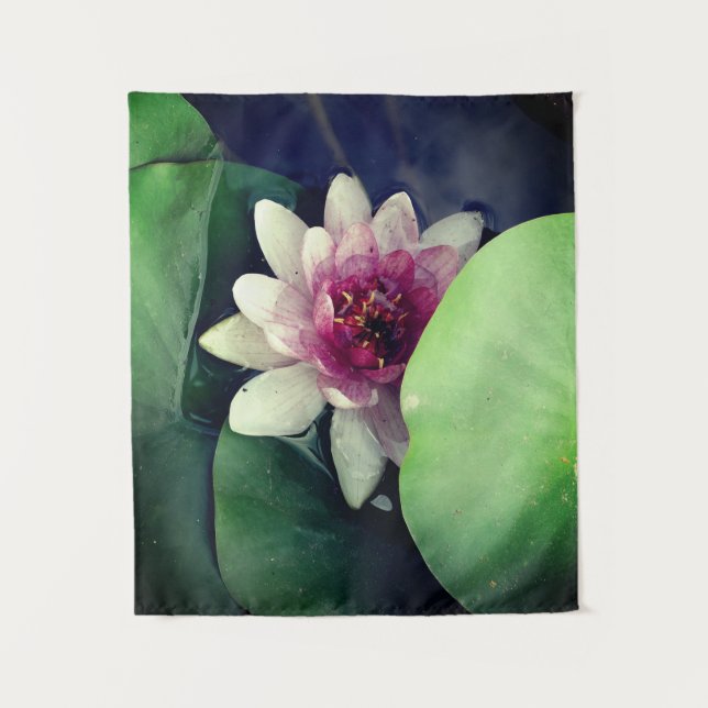 Lotus Flower Photo Tapestry (Front)