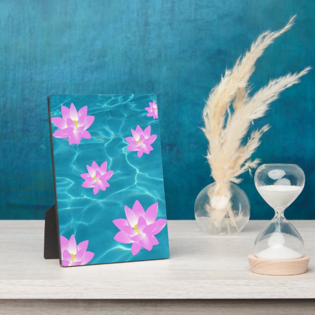 Lotus Flower Plaque (Side)