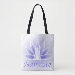 Lotus Flower Pose Namaste Tote