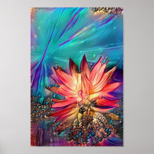 Lotus flower poster