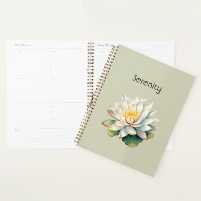 Lotus Flower Serenity Planner (Display)