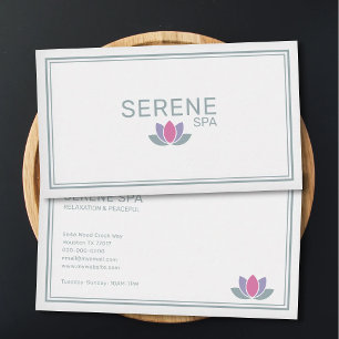 Lotus Flower - Spa Salon  Business Card