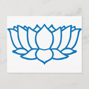 Lotus Flower Symbol Postcard