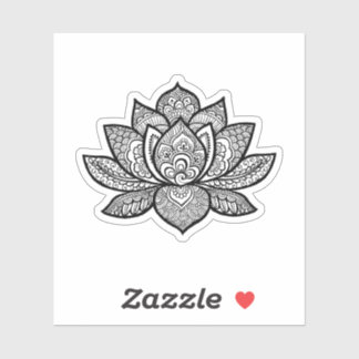 Lotus Flower tattoo design sticker