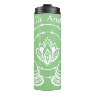 Lotus Flower Thermal Tumbler