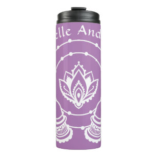 Lotus Flower Thermal Tumbler