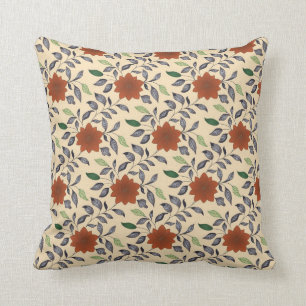 Lotus flower throw pillow