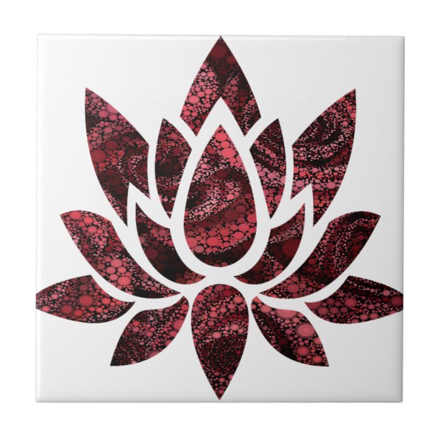 Lotus Flower Tile (Front)
