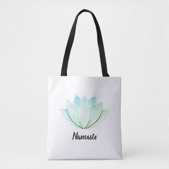 Lotus Flower Tote Bag (Front)