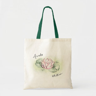 Lotus Flower Tote Bag   Awake Within Wisdom