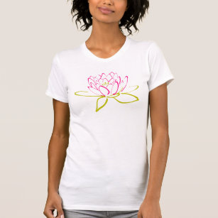 Lotus Flower / Water Lily Illustration T-Shirt