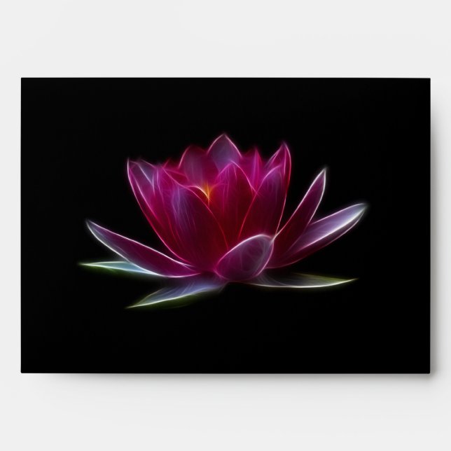 Lotus Flower Water Plant Envelope (Front)