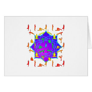 Lotus Flower With Yoga Poses