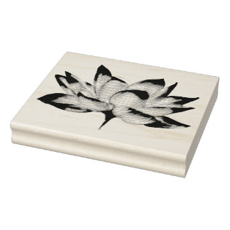 Lotus Flower | Wood Art Stamp