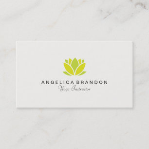 Lotus Flower Yoga Business Card