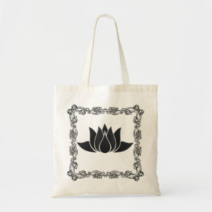 Lotus Flower Yoga Instructor Meditation Holistic Tote Bag