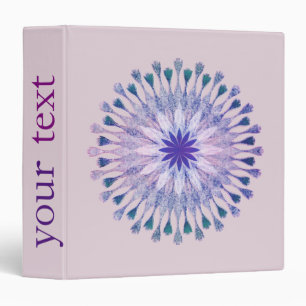 Lotus Flower Yoga Meditation Floral Holistic Binder
