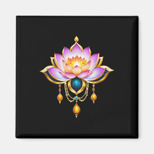 Lotus Flower Yoga Metaphysical _2 Magnet