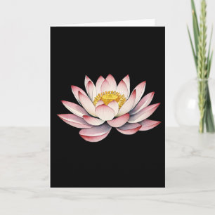 Lotus Flower Yoga Metaphysical _3 Card