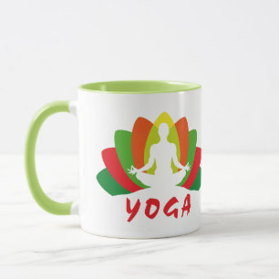 Lotus Flower Yoga Mug