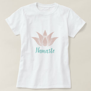 Lotus Flower Yoga Namaste Wellness T-Shirt