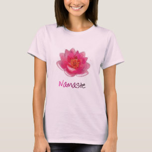 Lotus Flower Yoga T-Shirt "Namaste"