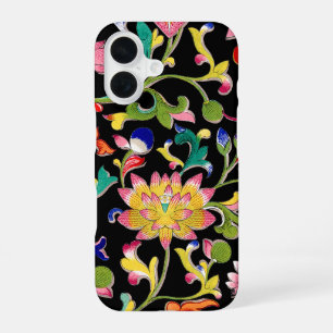 Lotus Flowers and Vine iPhone 16 Case