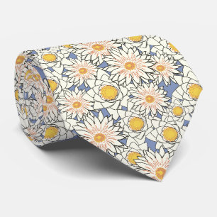 Lotus Flowers Neck Tie Necktie