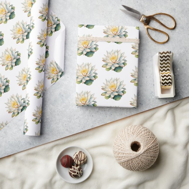 Lotus Flowers Serenity   Wrapping Paper (Crafts)