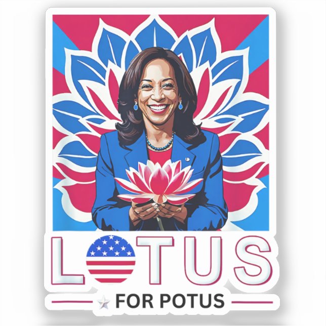 Lotus for Potus Kamala Harris President Campaign (Front)