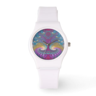 Lotus Fractal Art Watch