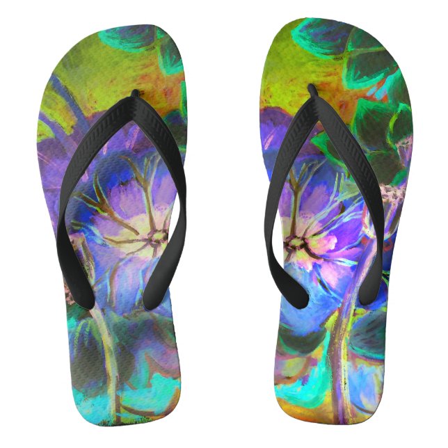 Lotus Garden Flip Flops (Footbed)