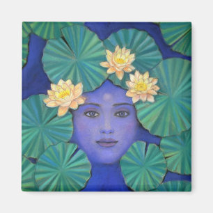 Lotus Goddess Magnet