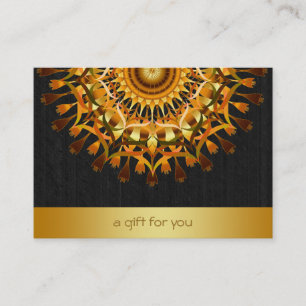 Lotus Gold Mandala Salon et certificat cadeau Spa