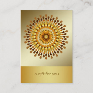 Lotus Gold Mandala Salon et certificat cadeau Spa