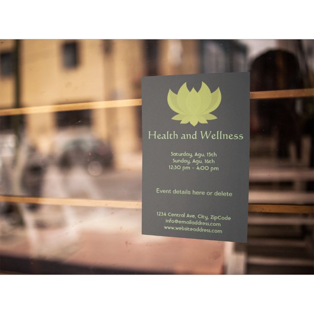 Lotus Health and Wellness Flyer (Creator Uploaded)