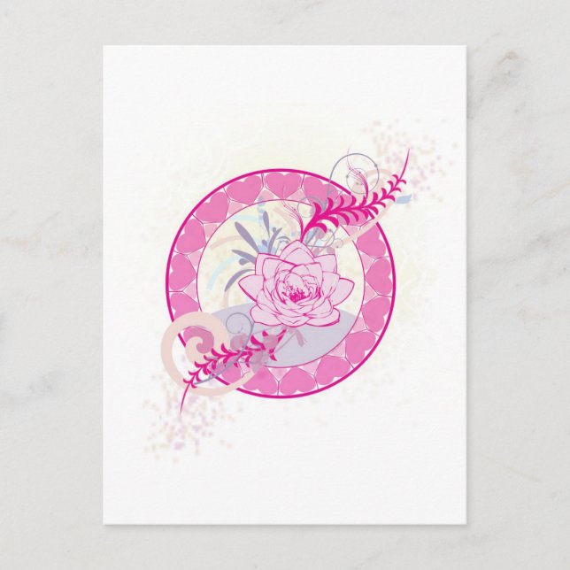 Lotus Heart Postcard (Front)