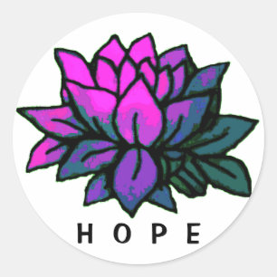 Lotus Hope Sticker