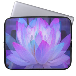 Lotus in Blue... Laptop Sleeve