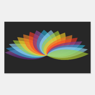 Lotus in different colours sticker