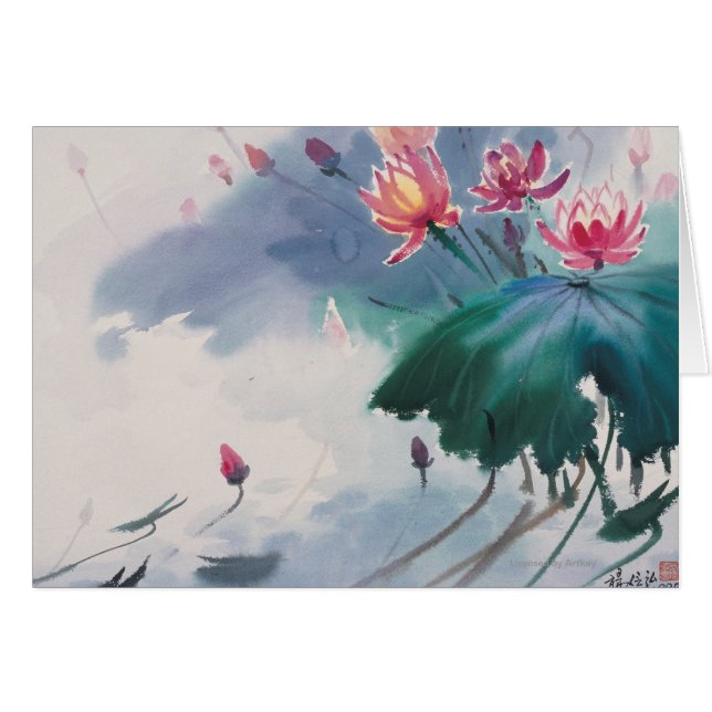 Lotus in the Pond (Front Horizontal)