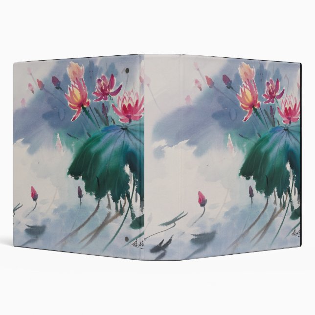 Lotus in the Pond Binder (Background)