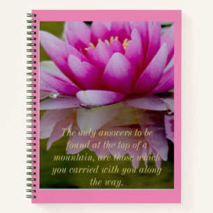 Lotus Journal 8.5" x 11" 120 college ruled pages.